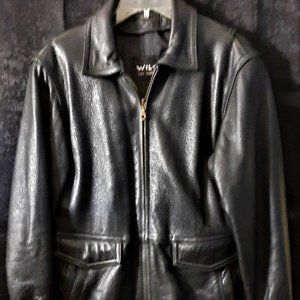 Wilsons Women's Black Leather Jacket (M)